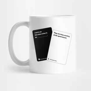 Area 51: Card Against Aliens Mug